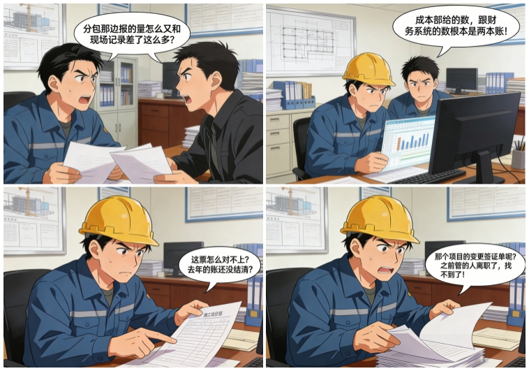 施工企业年末对账之痛，如何破？