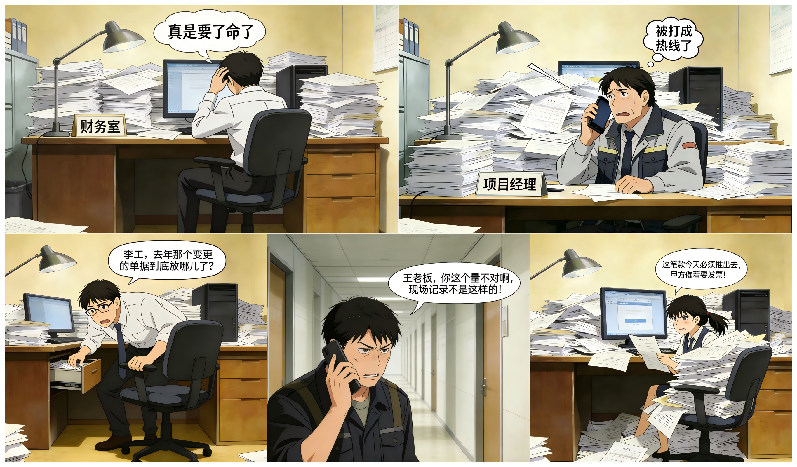 几十个分包结算单堆到年底，如何破？（文末有福利）