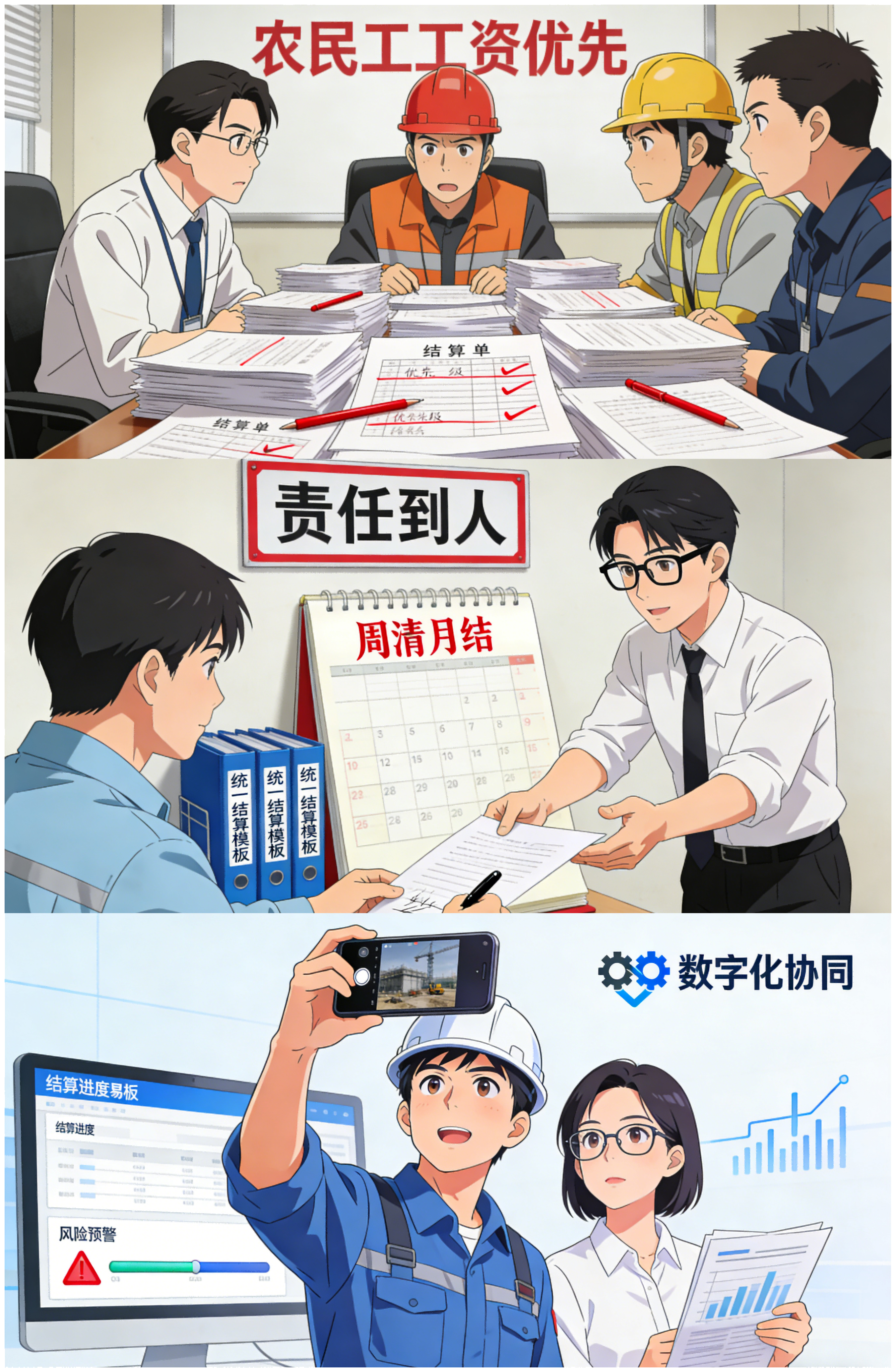 几十个分包结算单堆到年底，如何破？（文末有福利）