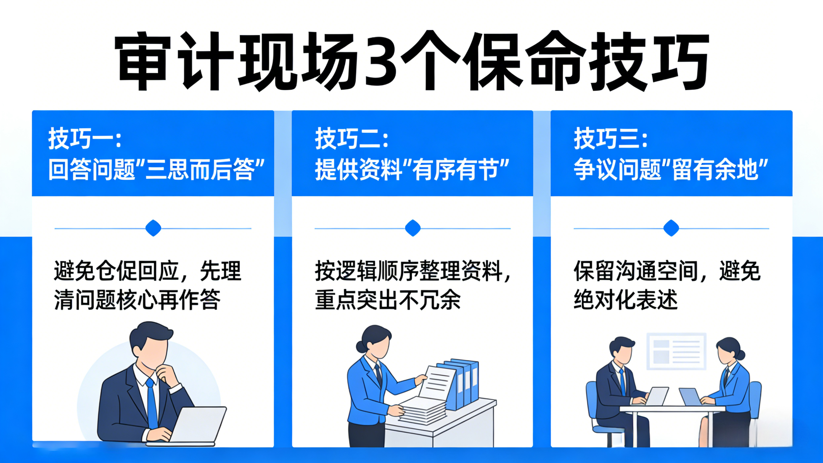 下午审计要来,这7份资料必须准备好