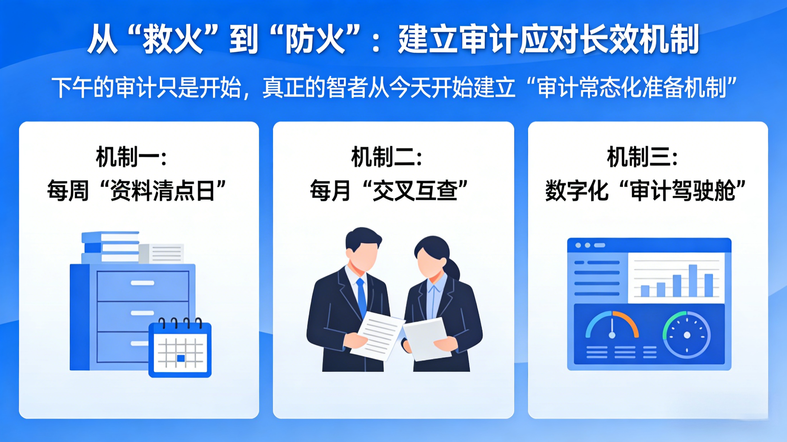 下午审计要来,这7份资料必须准备好