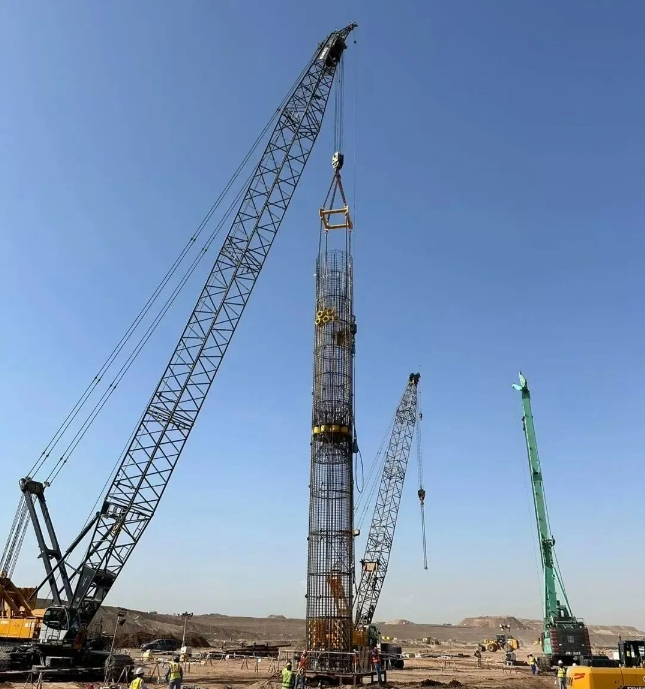 世界最大工程项目——“沙特未来城”开建！中国承包商完成最大桩基施工！