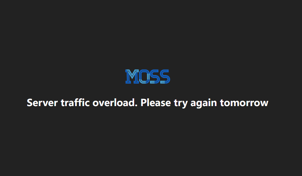 服务器被挤爆复旦moss团队致歉