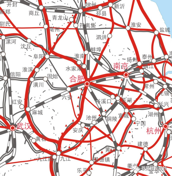 安徽省市区铁路建设及规划详览